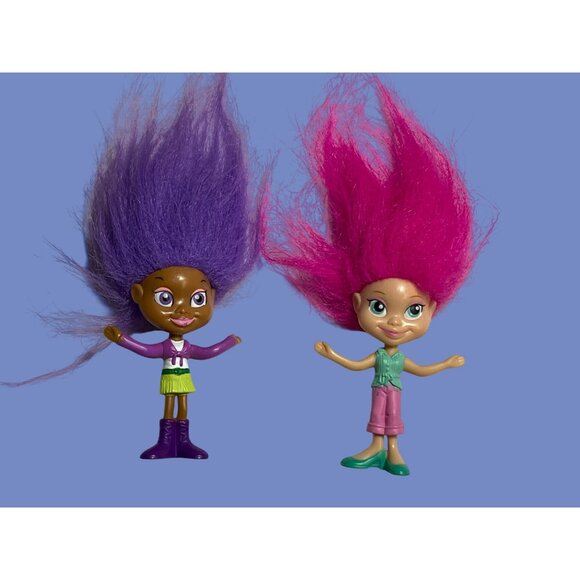 McDonalds Happy Meal - TROLLZ Dolls Set of 2 - Picture 1 of 12